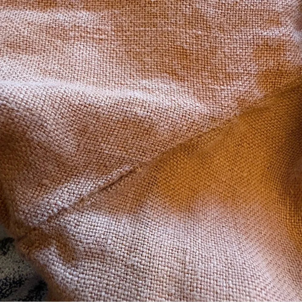 Beaumont‎ Organic Francesca Linen Top In Almond linen blouse balloon sleeves - Picture 13 of 13